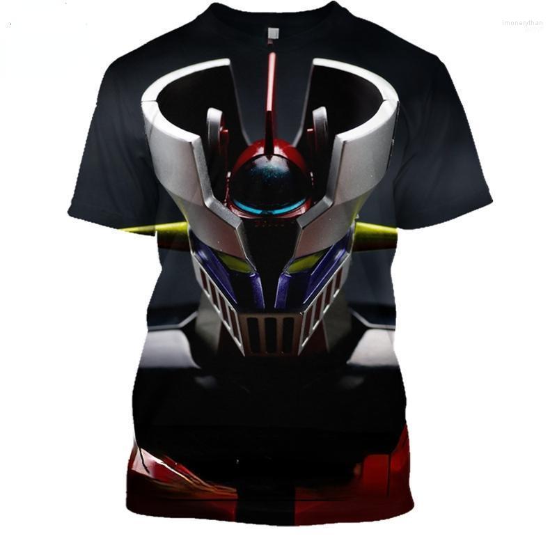 

Men's T-Shirts 3D Printing Mazinger Z Goldorak T-shirt Cartoon Anime Fashion Casual Loose Original Collar Men And Women TrendMen's Imon22, Taaa22731