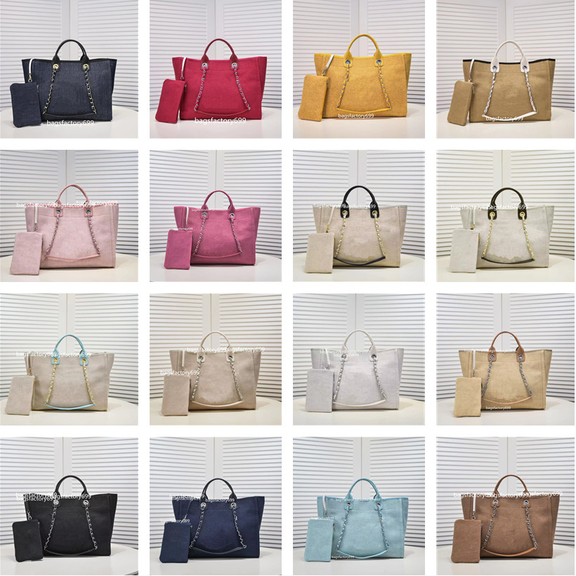 9A 22 c female luxury handbag designer sunlight beach bags of high quality fashion knitting big handbags wallet canvas shoulder chain mummy shopp
