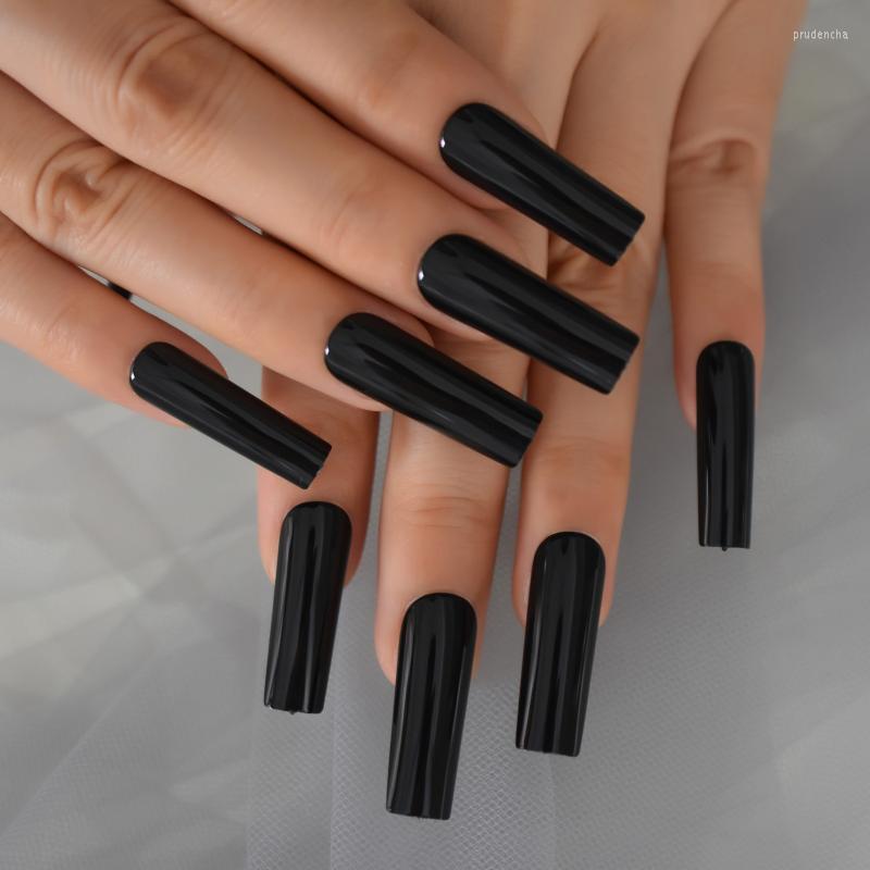 

False Nails Long Square Nail On Sell Fake Fullcover Press Fingernail Tips Wholesale Supplies For Professionals Prud22, L6183
