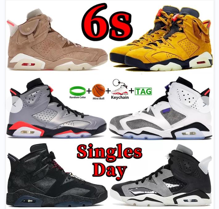 

With Box 6 6s Gold Hoops Hare Mens Basketball Shoes Gatorade Alternate Reflective Infrared Dmp Cny Black Cat Tech Chrome Oreo Ltr Sports Women Sneakers Trainers, 33