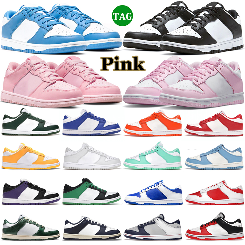 

Designer SB Dunks Retro Sneakers Men Women Running Shoes White Black Panda Triple Pink Foam UNC Chlorophyll Green Apple Mens Outdoor Trainers
