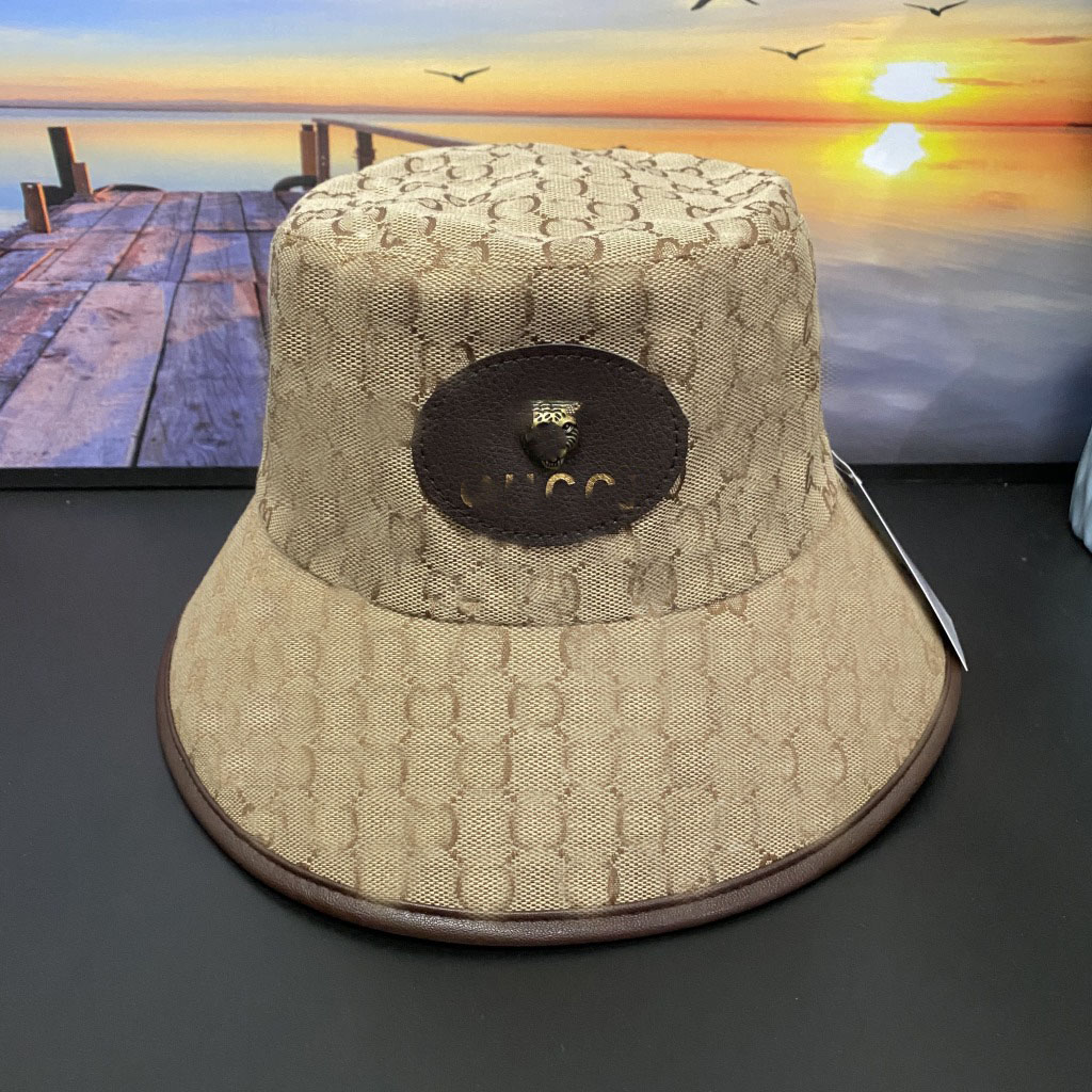 

Luxury Bucket Hat Cap for Women Men Tiger Letter Baseball Caps Beanie Casquettes Woman Man Fisherman Buckets Hats Patchwork Top Quality Autumn Winter Wide Brim Hats