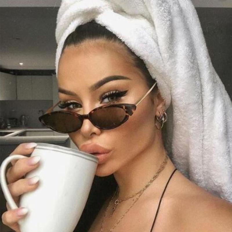 

Sunglasses Retro Cat Eye Women Brand Designer Vintage Lady Sun Glasses Fashion Classic Small Frame Cateye Lunette Soleil Femme