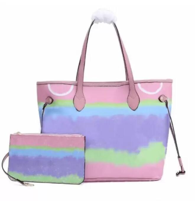 

lvs Handbag Classic fashion one shoulder straddle women's Bag Satchel trend Design Wallet two piece set