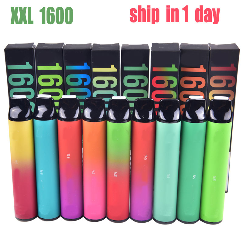 

XXL 1600 Puffs Disposable Vapes pen E Cigarette Pre-Filled Vape Device Pod E Cigs