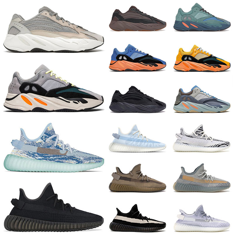 

Men Women Authentic Running Shoes Onyx Mono Blue Mist Cinder Black Bone White Alvah Azael Alien Azareth Runner Sneakers Static Reflective Zebra Trainers Size 36-48, B2-4 bright blue 36-46