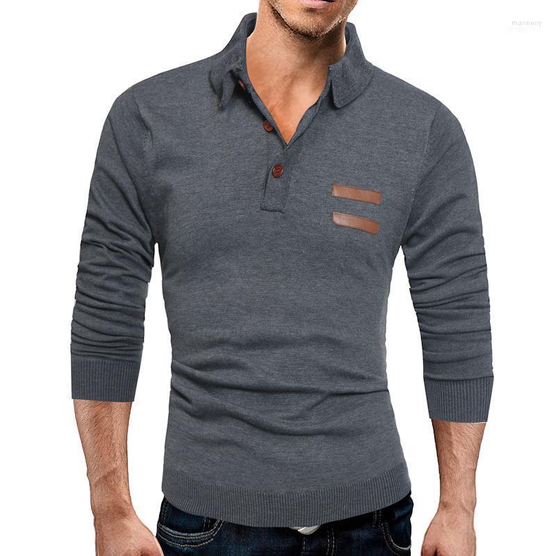 

Sweater High Quality Solid Color Men 2022 Male Brand Casual Slim Sweaters Hedging Turndown Men'S 3XL Laipelar1 Mari22, Black