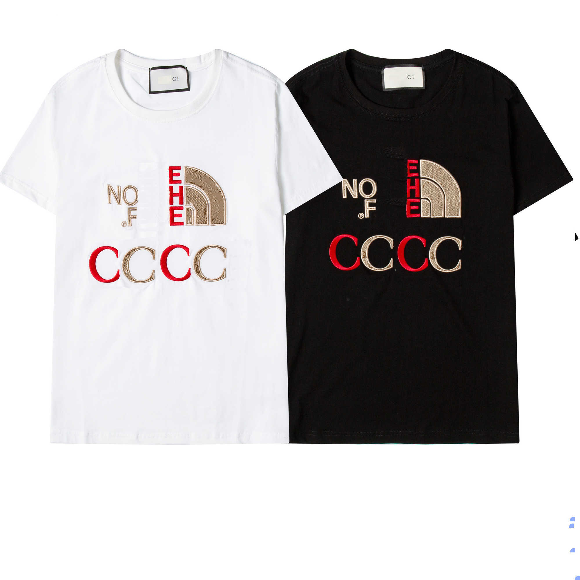 

Designer Tide Mens Women essentials T Shirts Chest Fog Letter Laminated Print Short Sleeve High Street Loose Oversize Casual T-shirt Cotton