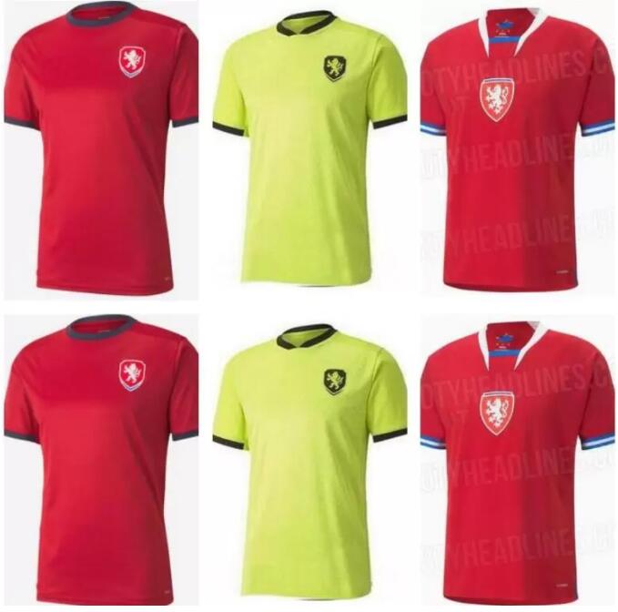 22 23 République tchèque Soucek Schick Soccer Jerseys 2021 2022 2023 Czechia Hlozek Barak Maillots de Foot Jankto Pekhart Vydra