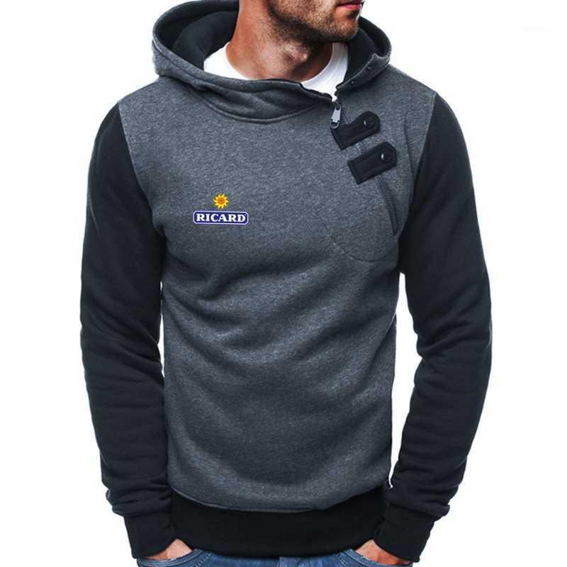 

Men's Hoodies & Sweatshirts Men's Spring And Autumn Business Casual 3D Sweater Oblique Zipper Hooded Hip-Hop MenMen's, Dark grey
