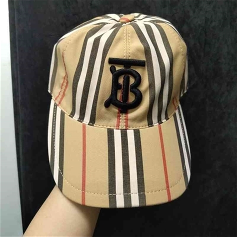 

Embroidered High Letter Designer Caps Edition b Fashionable Simple Check Baseball Cap 18lil, Red