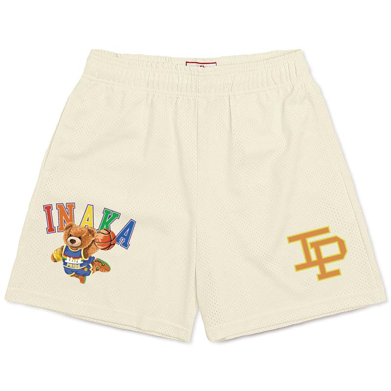 

Men's Shorts Inaka 2022 Fashion Design Men Women Classic GYM Basketball Workout Mesh Power, Black