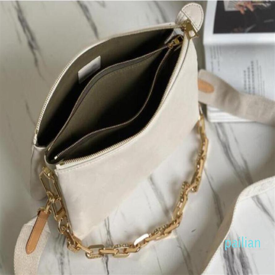 Bag Spring Summer embossed puffy leather chain COUSSIN PM handbag fashion-forward shoulder cross-body strap top quality314B