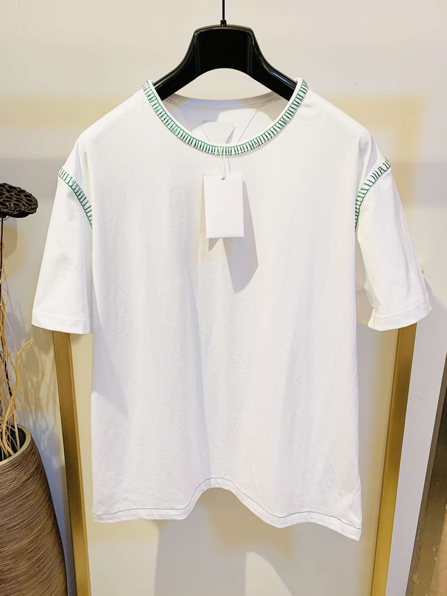 

2022 Summer newest fashion designer T Shirts ~ US size loose t shirt high quality cotton hand stitched design mens luxury T Shirt, White