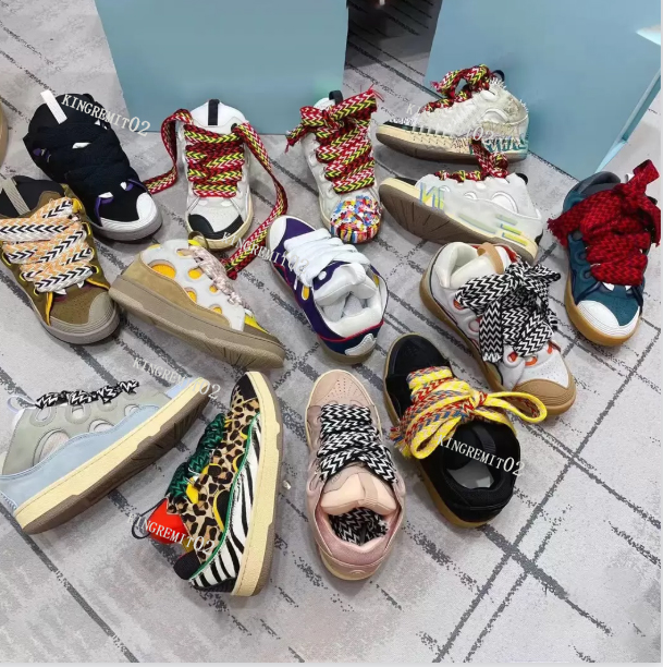 

Designer Sneakers Skate Casual Shoes Mesh Woven Trainers Men Women Bread Sneakerss Nappa Calfskin Suede Sneaker Bread Rubber Platform Shoe