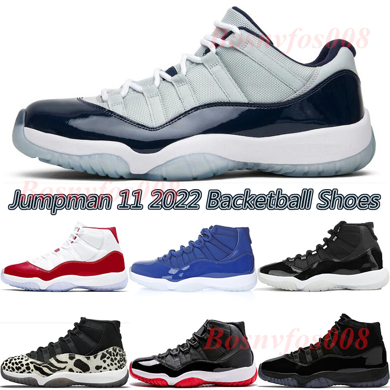 

JUMPMAN 11 OG Basketball Shoes Retro Low Georgetown Closing Ceremoney 11s Women Mens Cherry Bright Citrus Cap and gown Navy gum Trainers Sneakers, Closing ceremoney 36-47