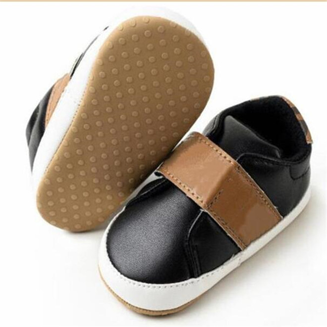 

Fashion Infant Toddler First Walkers Girls Boys Lace-up Crib Shoes Newborn Baby Prewalker kids Designer Soft Sole Sneakers, White