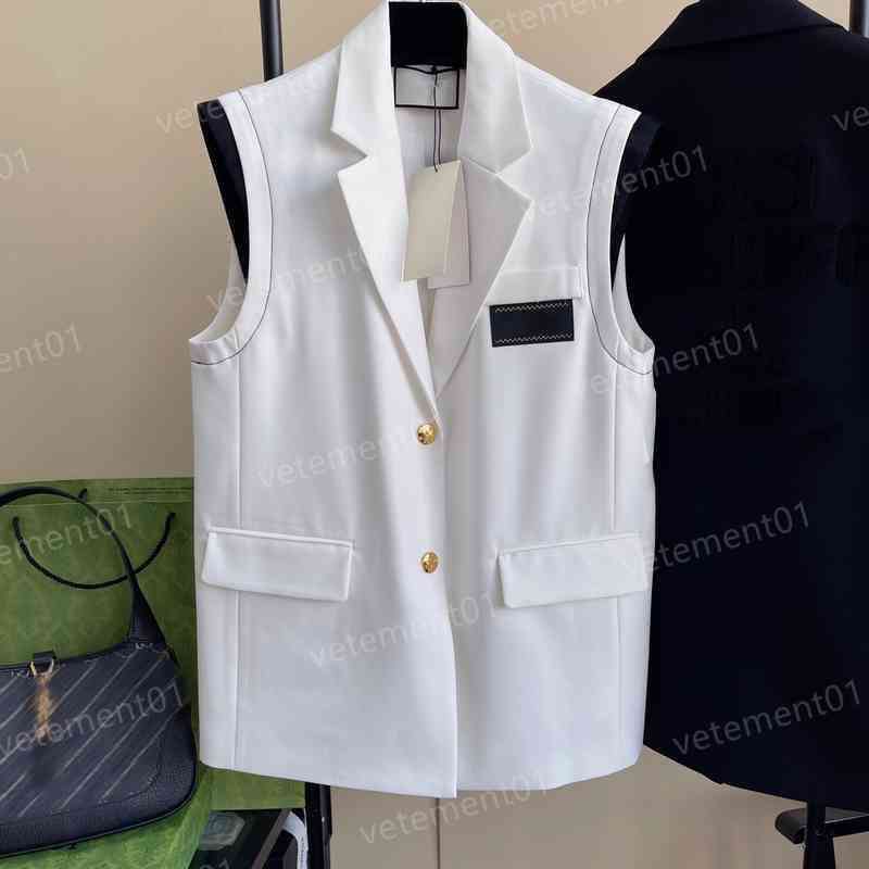 

Womens T-Shirts Joint Limited Series Flocking Logo 22SS Vest Jacket Summer Comfortable Luxury Designer Casual Top For Women 0912