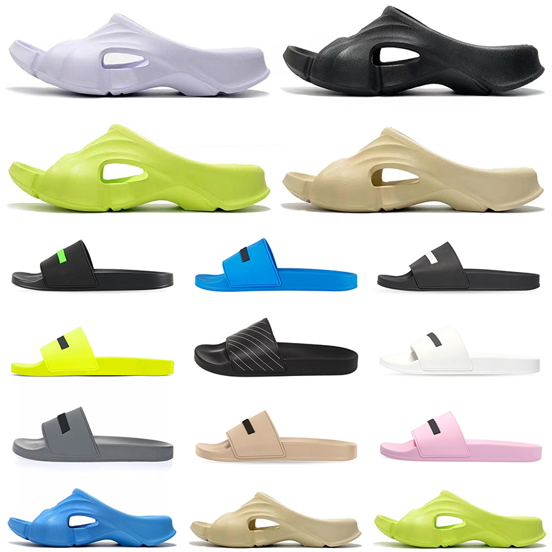 

With BOX pool slide slippers designer sandals men women summer beach shoes foam runner tennis 36-46, Item #2