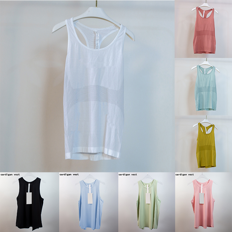 

Swiftly Techs summer womens vests Cardigan tanks sleeveless quick-drying sweat-absorbing breathable camis knitted skin-friendly fitness sports top yoga vest, 17