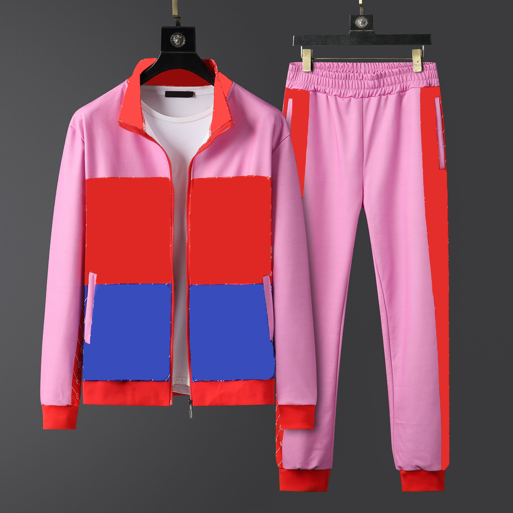 

Men's plus size Outerwear & Coats Sizehoodies hoodies suit hooded casual fashion color stripe printing Asian size high quality wild breathable long sleeve r2r