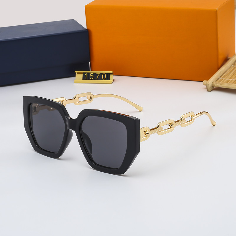 

Luxury Brand Designer Sunglasses Fashion Mens Womens Sun glasses UV400 Protection men eyeglass women spectacles with Original case and box L1570V