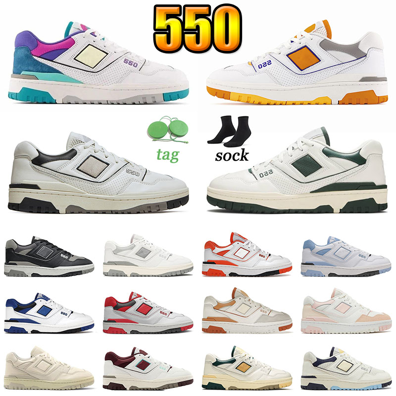 

Big Size US 11 New B550 Designer Shoes Au Lait Rich Paul Evergreen White Pink Auralee BB550 Men Women ALD 550 Sea Salt UNC Cream Black Sports Sneakers Trainers Runners, 36-45 silver