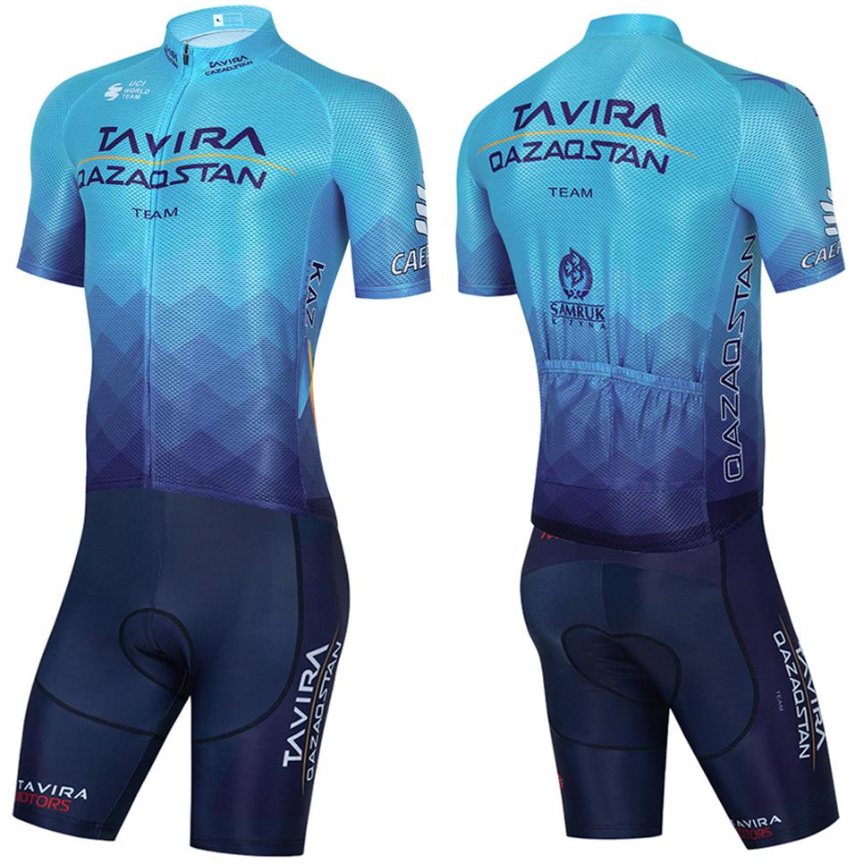 

ASTANA 2022 QAZAQSTAN Cycling Jersey 20D Shorts MTB Maillot Bike Shirt Downhill Pro Mountain Bicycle Clothing Suit275Y, Blue