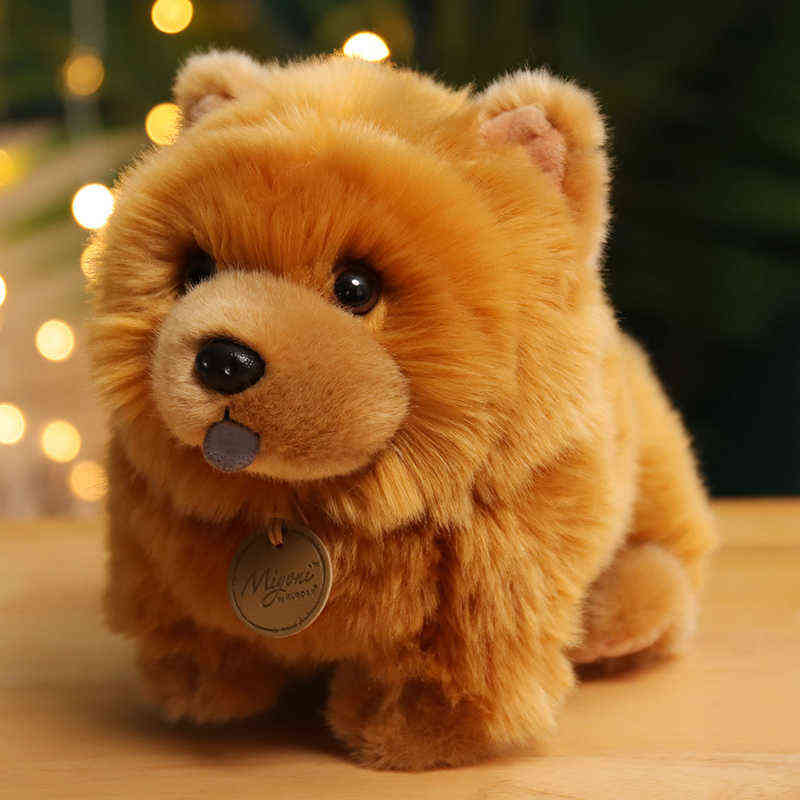 

Pc Cm Filled Simulation Chow Plush Toys Kawaii Dogs Doll Beautiful Chowdren For Children Girls Birthday Gift Home Decor J220704, Multicolor