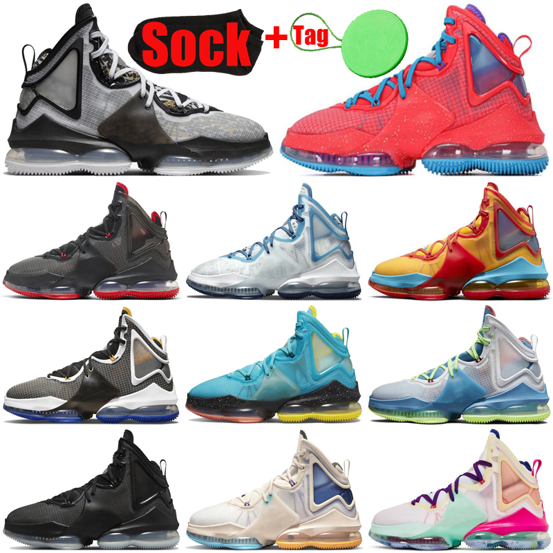 

Designer LeBrons 19 Basketball Shoes Men Trainers Christmas Tropical Sneakers
