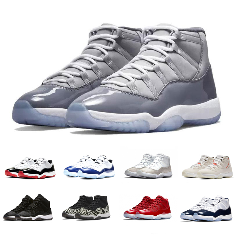 

2022 Man Woman Basketball Shoes 11s 11 Cool Grey Gamma Blue Metalic Silver Space Jam Bright Cirtrus Mens Trainers Sports Women Sneakers, 72-10