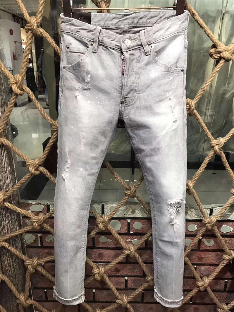 

Jeans SS20 New Quality Brand Designer Men Denim Cool Guy Embroidery Pants Fashion Holes Trousers Italy Dsquare 2 DSQUAREDs DSQ2s DSQs uTr, 9153