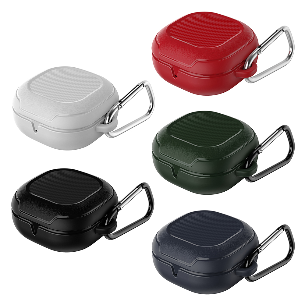 

Headphone Tips Shockproof Protective Cover with Carabiner for Samsung Galaxy Buds Live Earphone Pro Carrying Case
