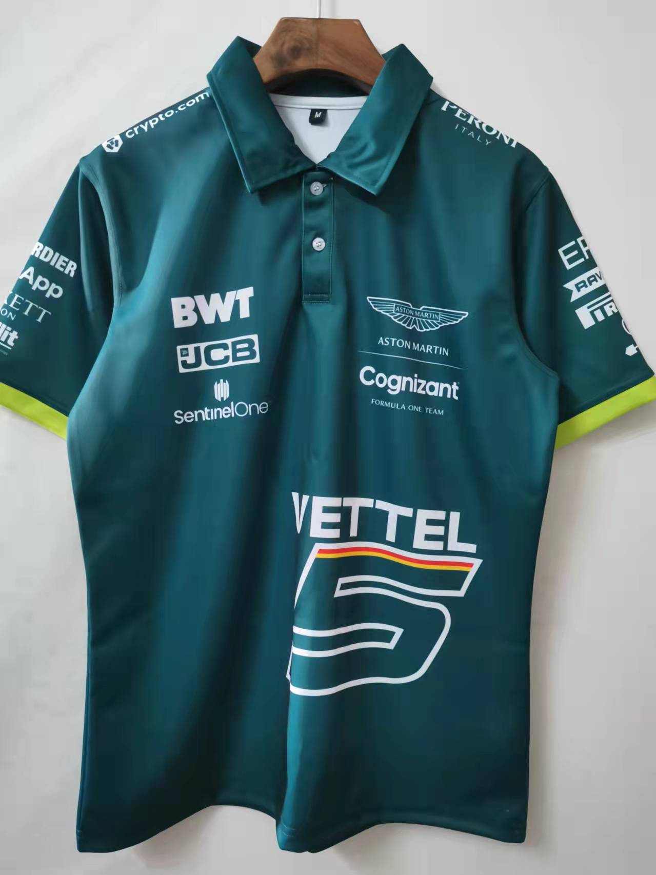 

Aston Martin Cognizant F1 2022 Polo size S-M-L-XL-XXL-3XL-4XL, F1 2022 jersey