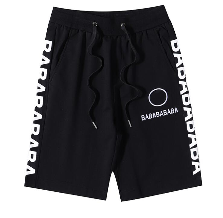 

Designer Mens Shorts Spring summer black and white casual Cotton Loose Elastic Waist High Pants, Extra freight