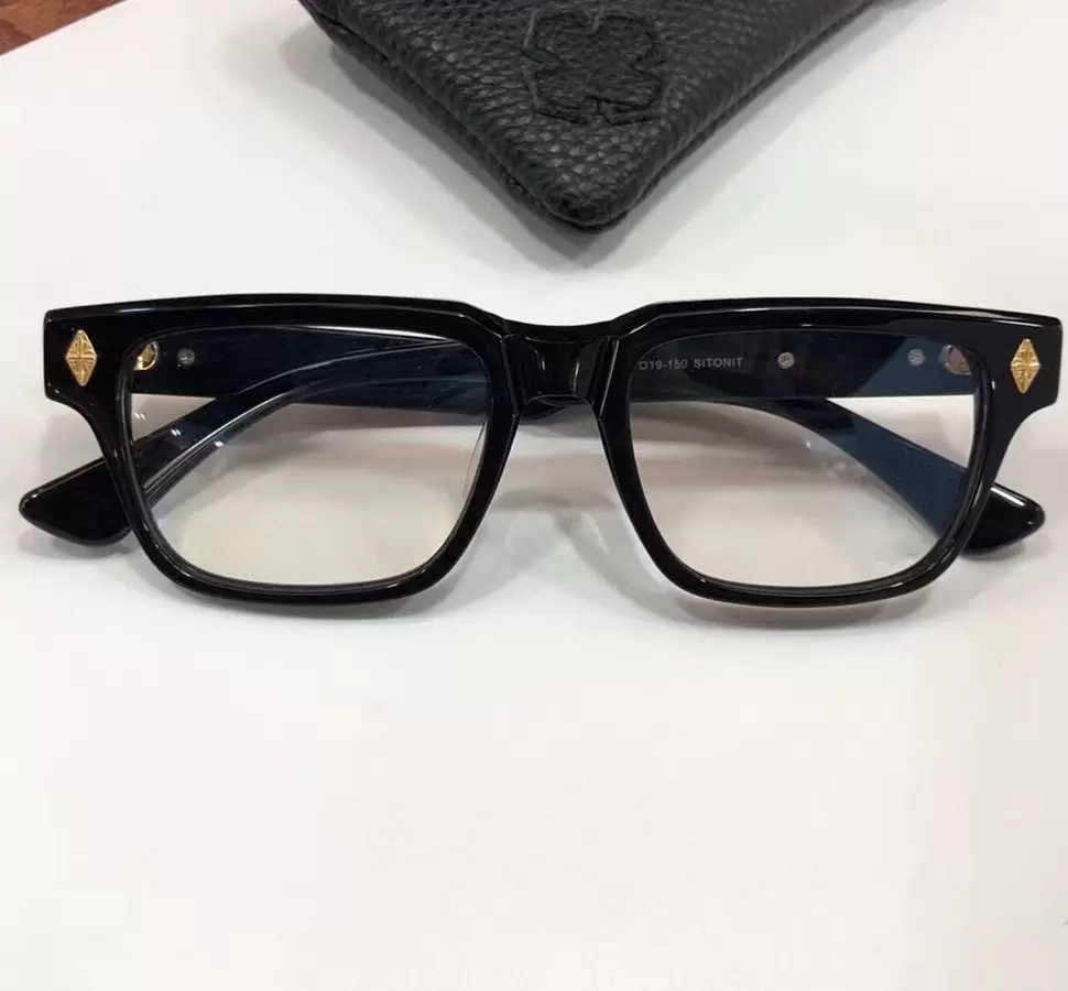 

Brand Designer Glasses Spectacle Frame Fashion Retro Square Optical Eyeglass for Men Women Thick Myopia Glasses Frames Good Qualitly Eyewear