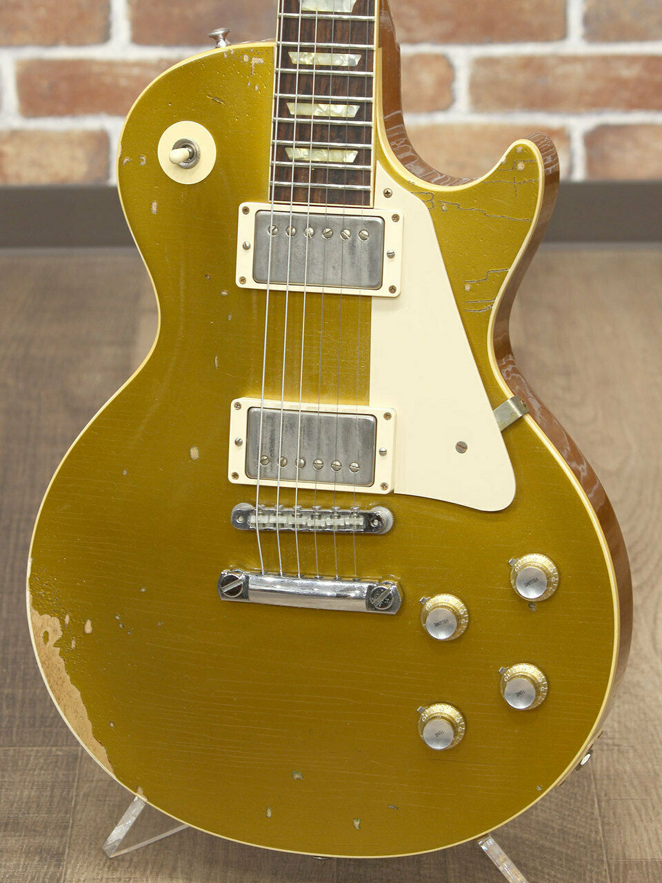 Custom Shop Limited Run 1968 Les Gold Top electric guitar-image-759949820