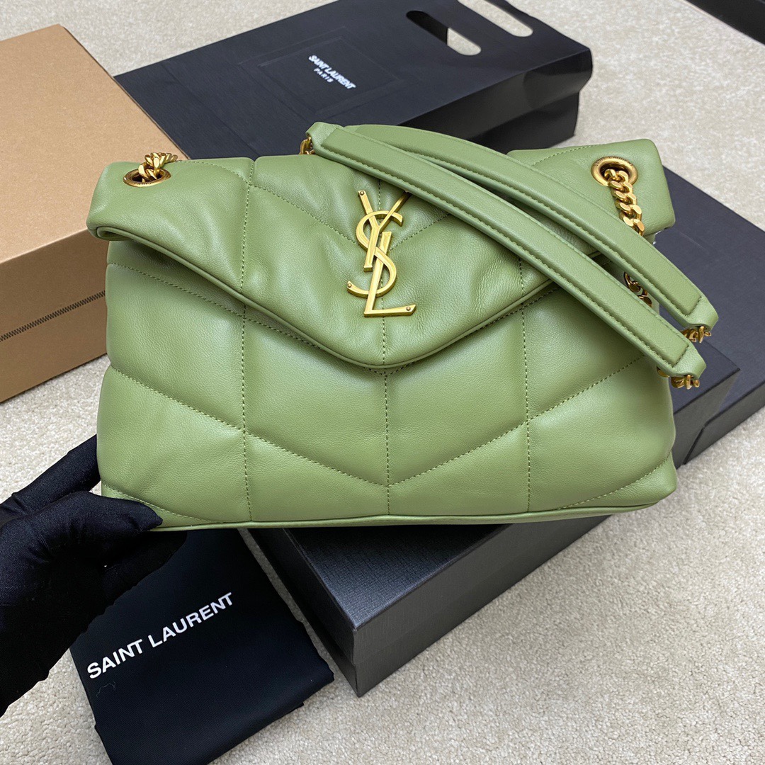 

9a+ fendi bag loulou lv, Khaki fendi