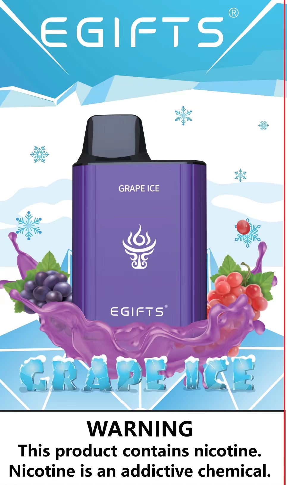 

Original EGIFTS rechargerable & adjust air flow e cigarette disposable vape box pens Puff airbar plus XXL Device 550mAh Battery 12ml oils 5000 puffs with mesh coils