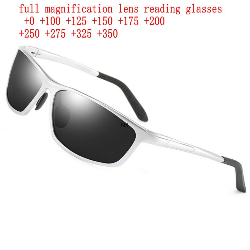

Sunglasses Men's Outdoor Driving Sports Full Reading Cycling Classic Reader Prescription Magnification Presbyopic Sun Glasses NXSunglass