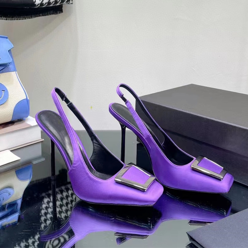 

Lacquered High Heel Sandals Square Buckle Designer Slim Sexy Sandals Ladies Shoes Leather Gladiator Sandals Cute Heels Slippers, As pic 11.5cm