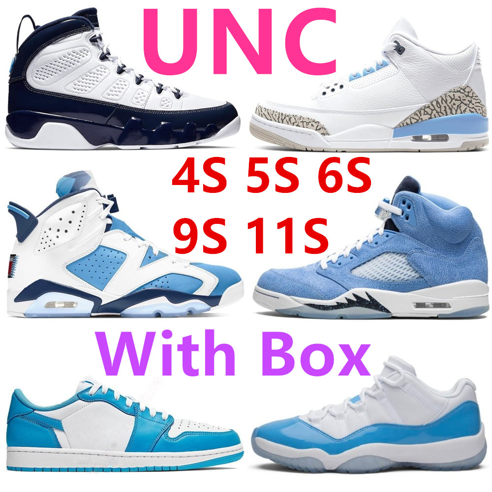 

2022 Newest Top Quality UNC Series 1 4 5 6 9 11 12 13 Basketball Shoes Jumpman 1s 4s 5s 6s 9s 11s 12s 13s Mens Designer Outdoor Sneakers Classic Athletics Footwear With Box, 4s unc