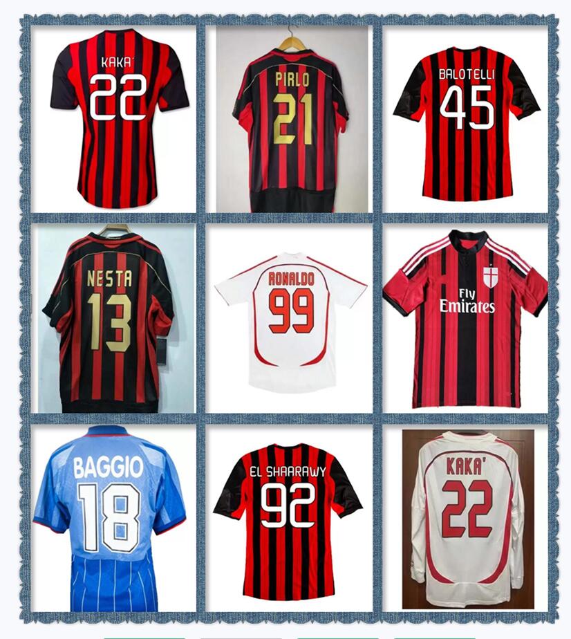 

04 05 06 07 09 10 11 12 13 14 15 Retro BECKHAM KAKA soccer jersey football shirt classic ac Maglia da calcio MALDINI BECKHAM MILAN RONALDINHO IBRAHIMOVIC PIRLO MALDINI