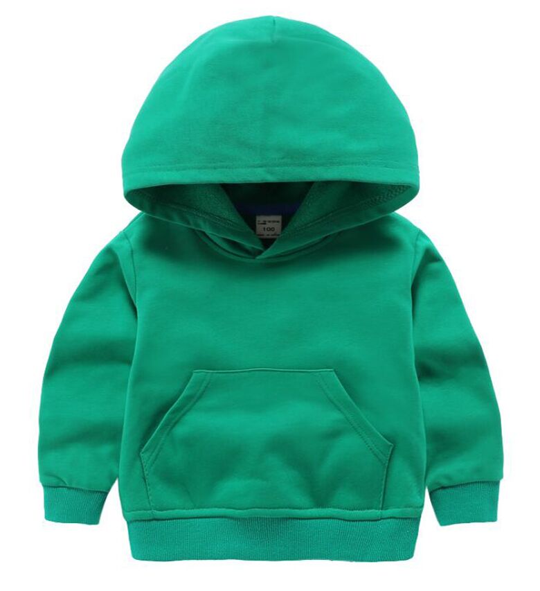Children's Hoodie Sweater Kids Boys Solid Pocket Warm Clothes Pullover Sweatshirts Autumn Girls Outdoor Sports Outwear Clothing-image-759358200