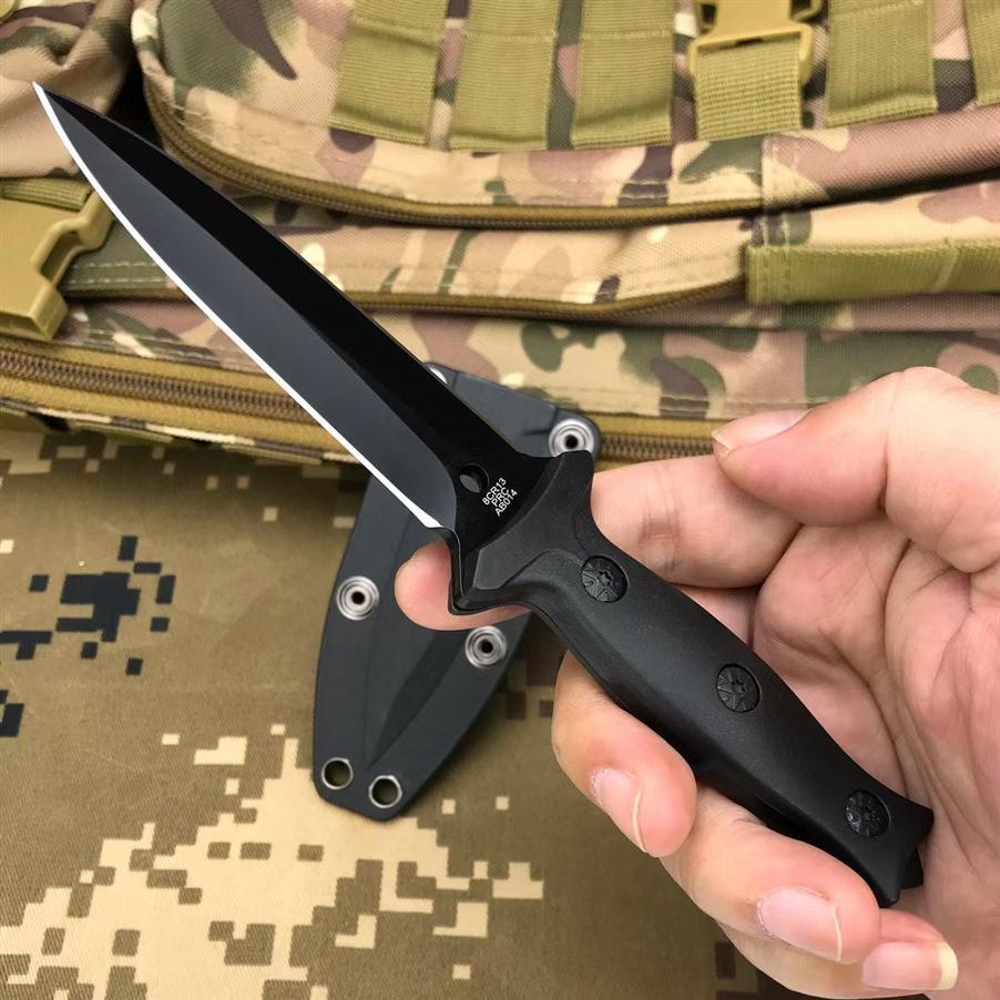 

Cold steel SR-II Tactical Fixed blade Knife 8Cr13Mov ABS Handle Outdoor Camping Hunting Survival Pocket Utility EDC Tools Rescue K279G