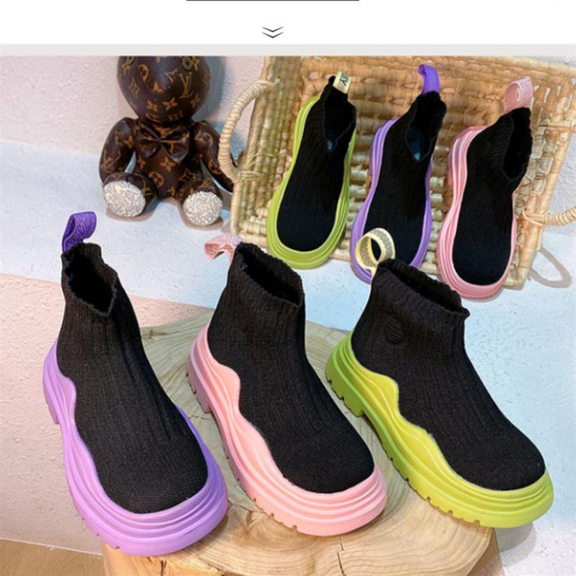 

Kids Sneakers Socks Shoes Girls Boys Fashion Comfort Slip-On Breathable Sports Flying Knitting Shoe Sneaker Versatile 26-36 Sports246x, Purple