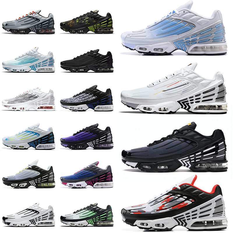 

Men Women Tn Plus 3 Sell well Running Shoes Laser Blue Tns Topography Pack Hotsale Sneakers Sports Trainers Multi Wolf Grey Purple Nebula Black White Obsidian Runners, 39-46 wolf grey