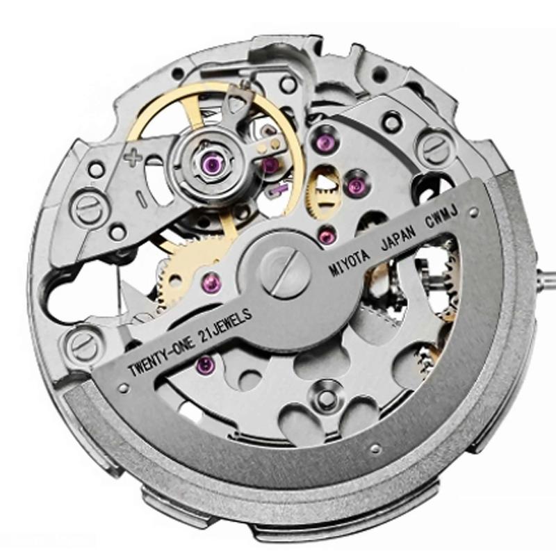 

Repair Tools & Kits Miyota Skeleton 8N24 Mechanical Movement Golden/Silver Automatic Winding 21 Jewels Japan Skeletonized Mechanism High Acc