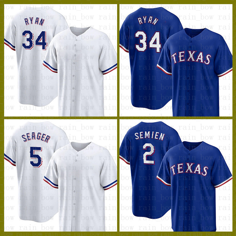 

2022 Rangers Nolan Ryan Baseball Jersey Corey Seager Marcus Semien Eli White Willie Calhoun Mitch Garver Jonah Heim Nathaniel Lowe Jose Trevino Leody Taveras Huff, Jersey(youqibing)