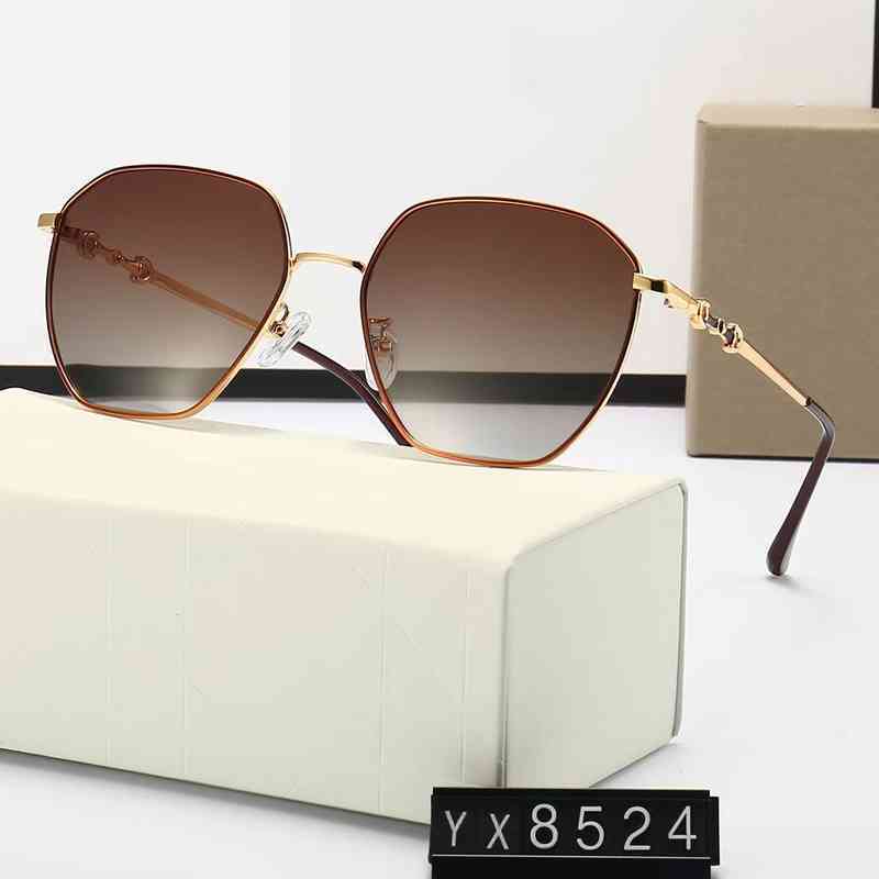 

Gg Designer Cycle Luxurious Fashion cc Sunglasses Womans Mens Advanced Tan New Fashion Net Red Ins Large Face Thin Sunscreen Uv